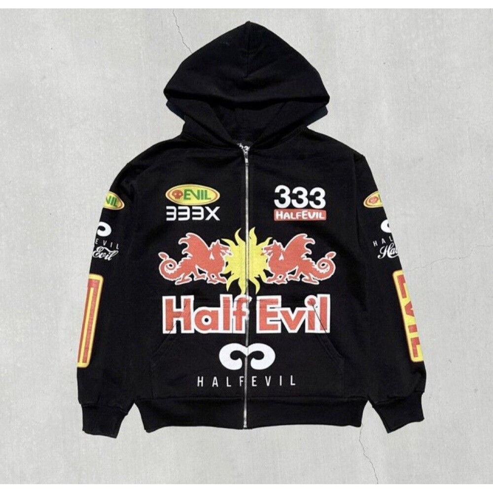 New Half Evil 333 Racer Hoodie